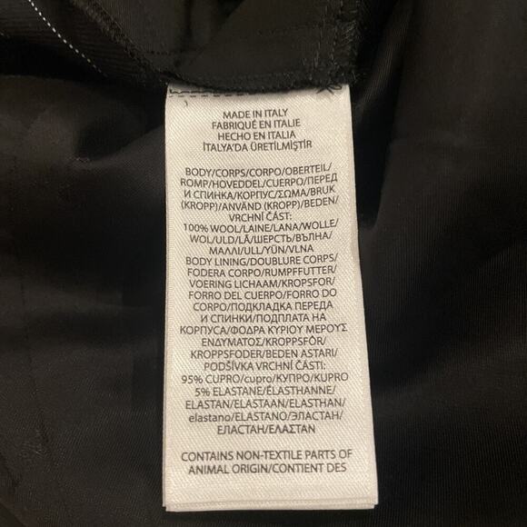 Ralph Lauren Collection Purple Label Pinstripe Blazer Jumpsuit 6 Pant Runway $3k - Picture 11 of 12